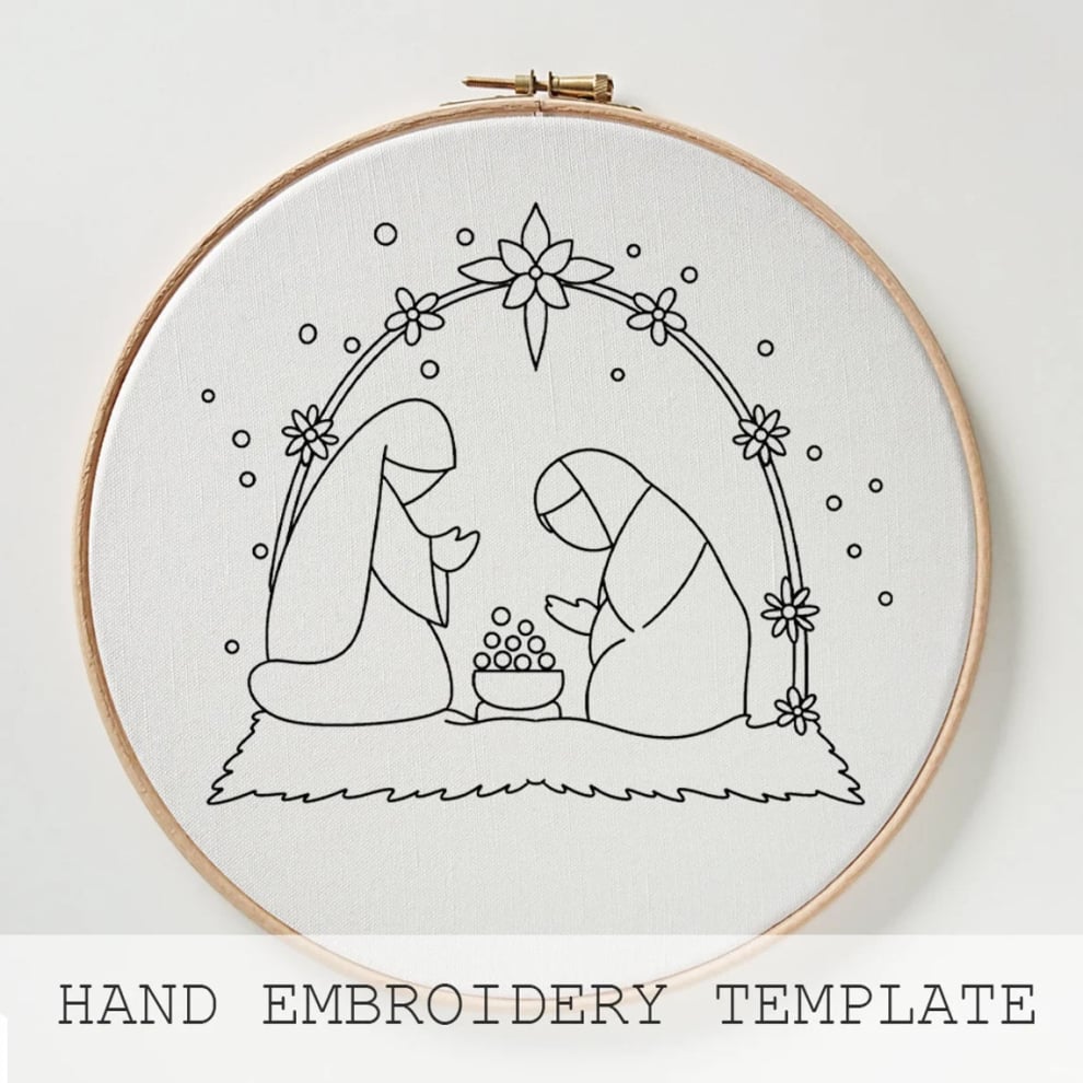 š„Hot Sale 49% OFF-Nativity Scene Embroidery Kit
